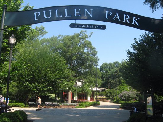 Pullen Park in Raleigh, NC - one of the oldest operating amusement parks in the U.S. featuring an antique carousel and miniature train