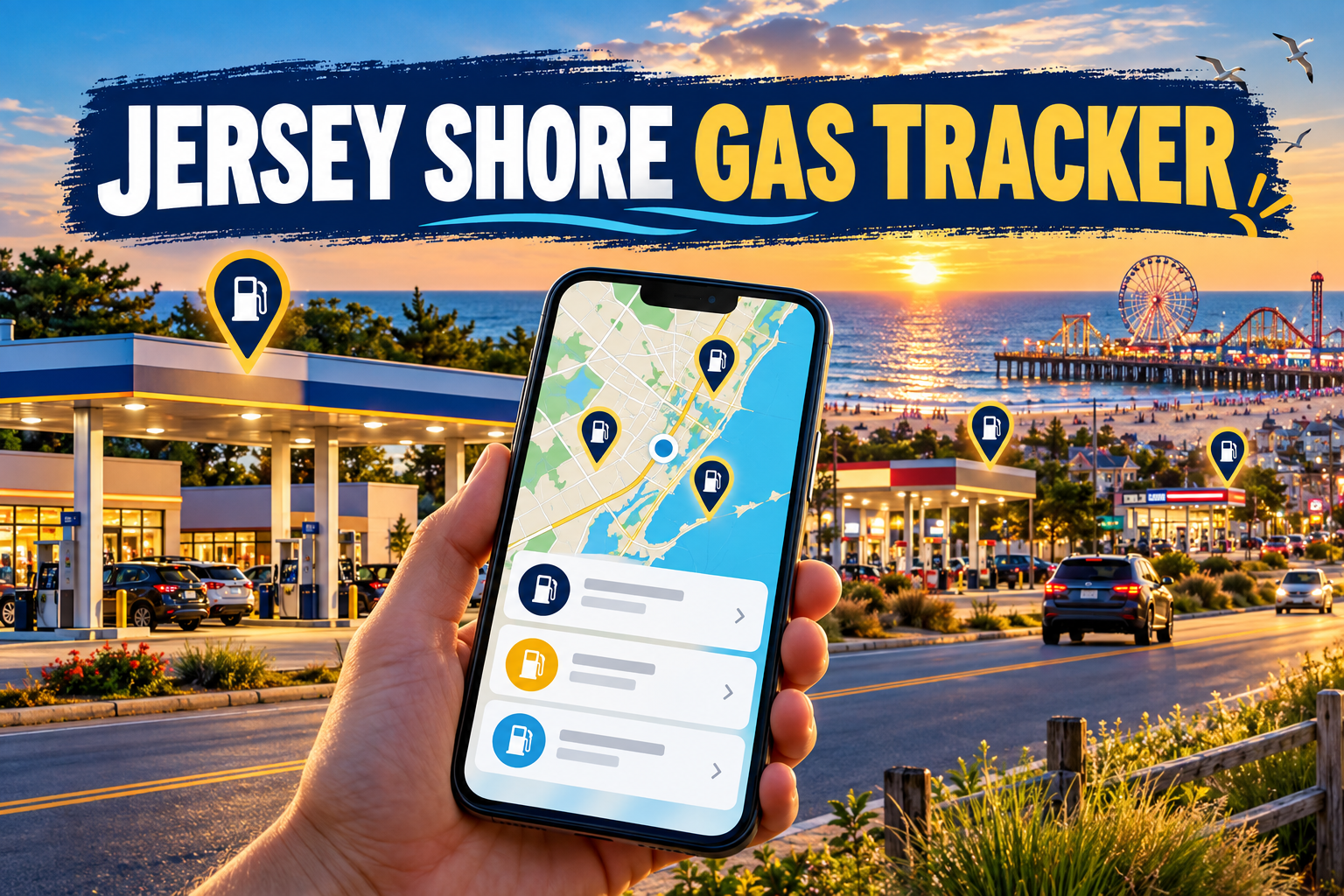Jersey Shore Gas Tracker graphic