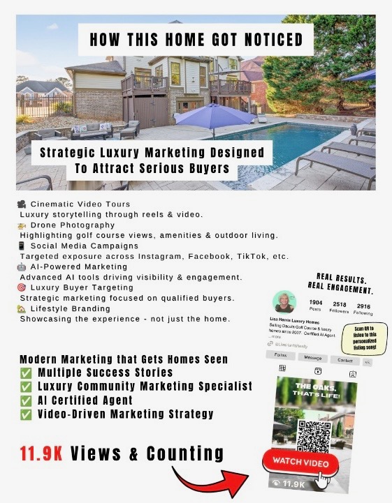 Lisa Harris featured listing and contact information for Apalachee Farms homes