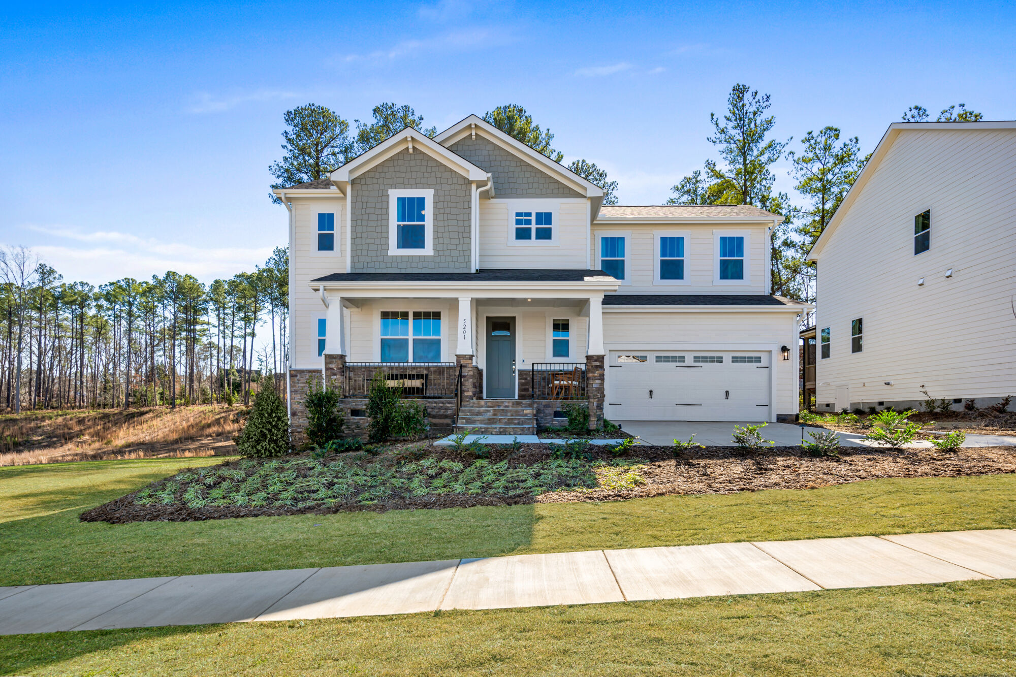 New construction home in the Raleigh NC area