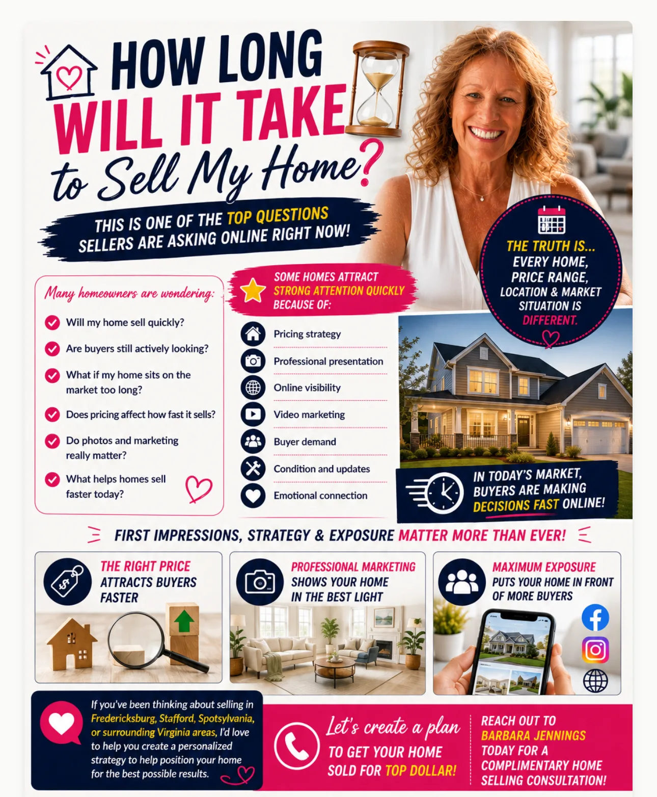 Barbara Jennings short sale selling tips infographic for Virginia homeowners