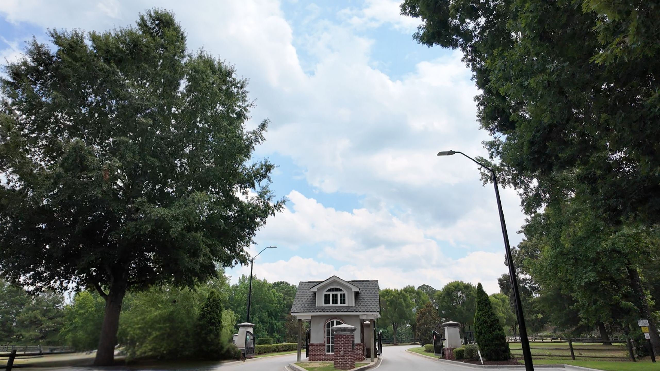 Main entrance gate of Portofino community