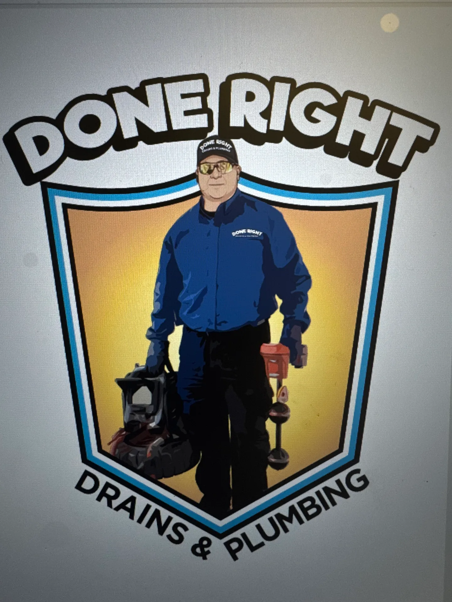 Done Right Drains And Plumbing logo