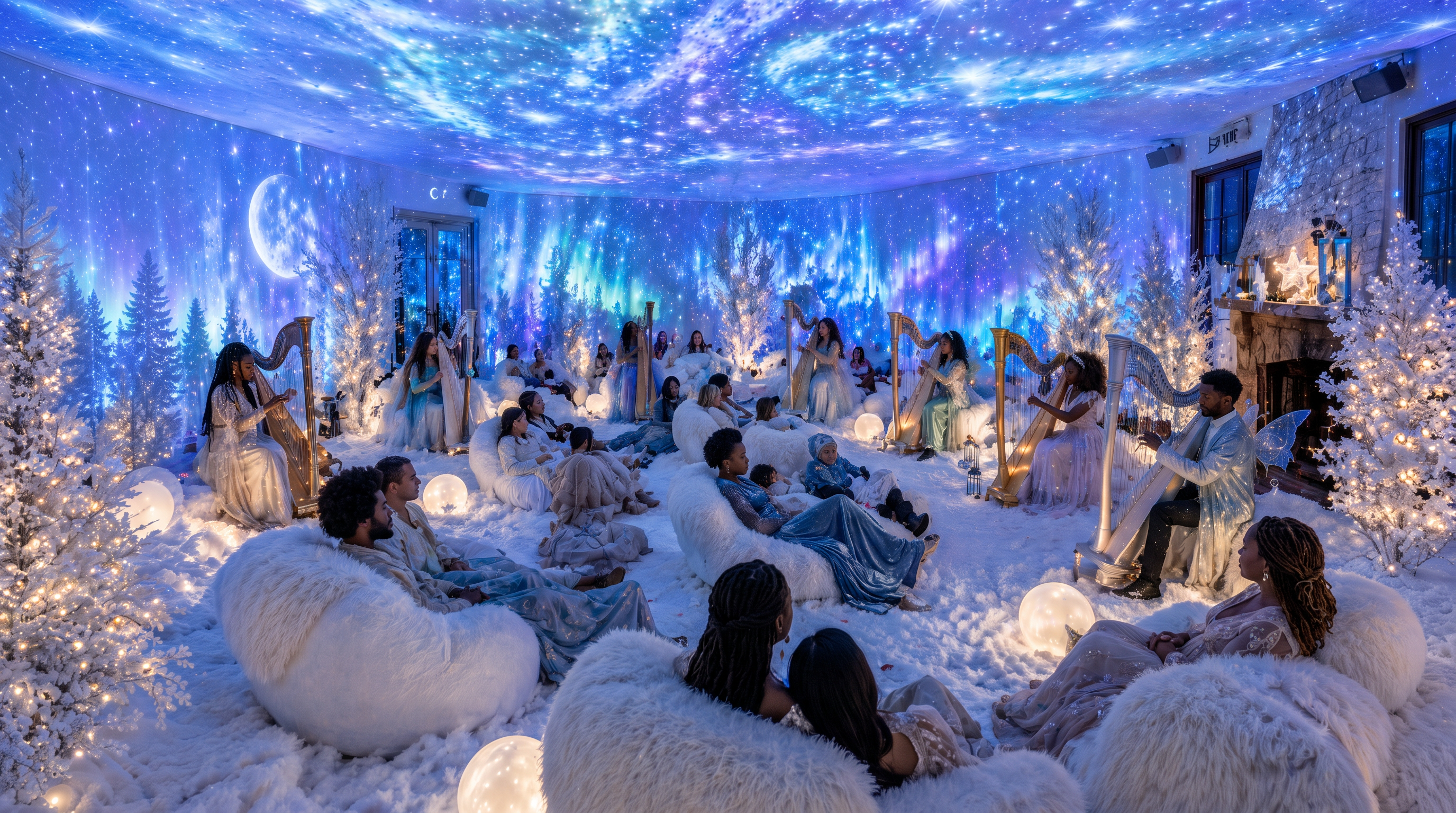 A scene from the JOIE 2026 holiday experience at Callanwolde