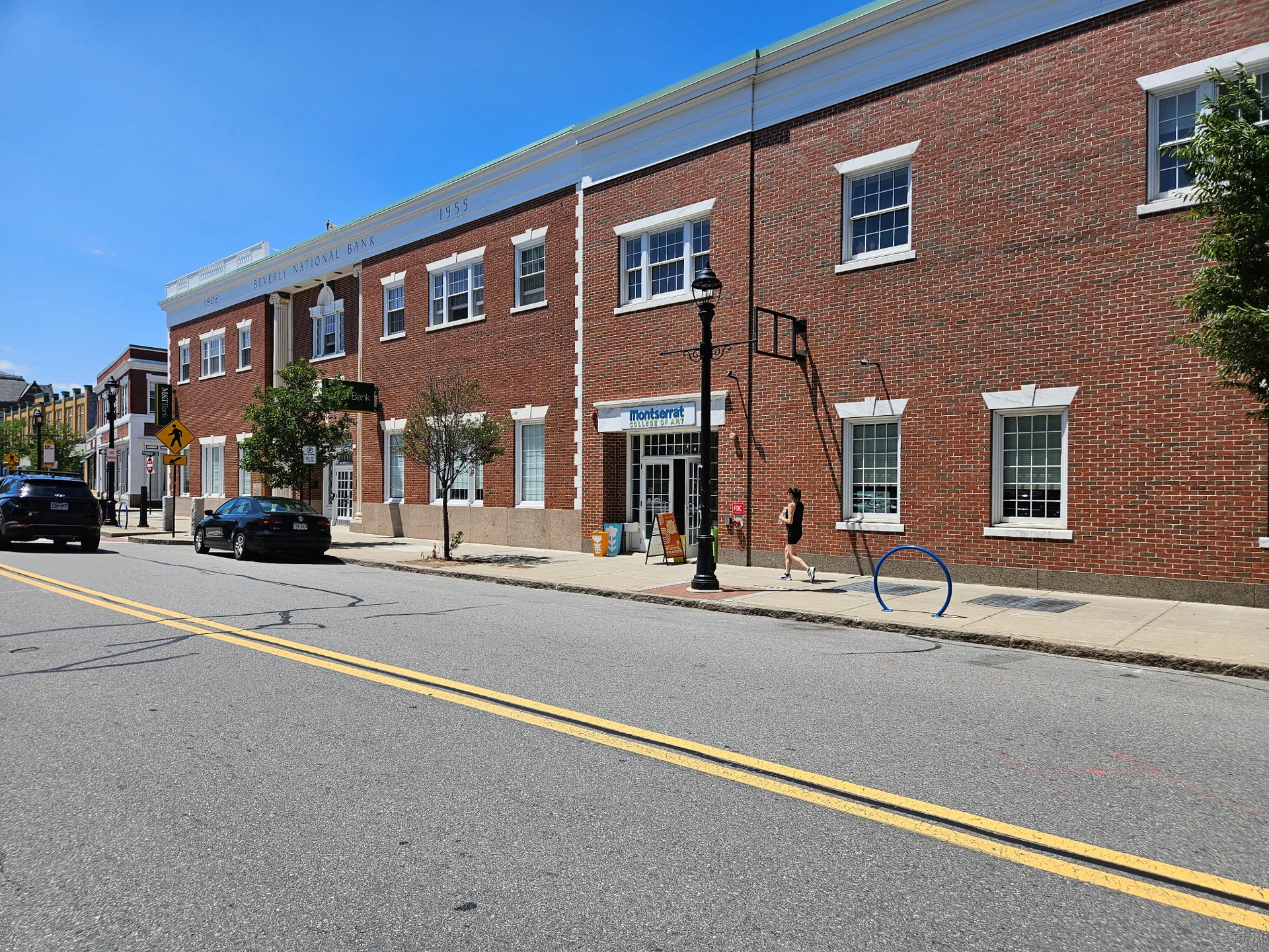 Downtown Beverly along Cabot Street, the city's main shopping and dining street