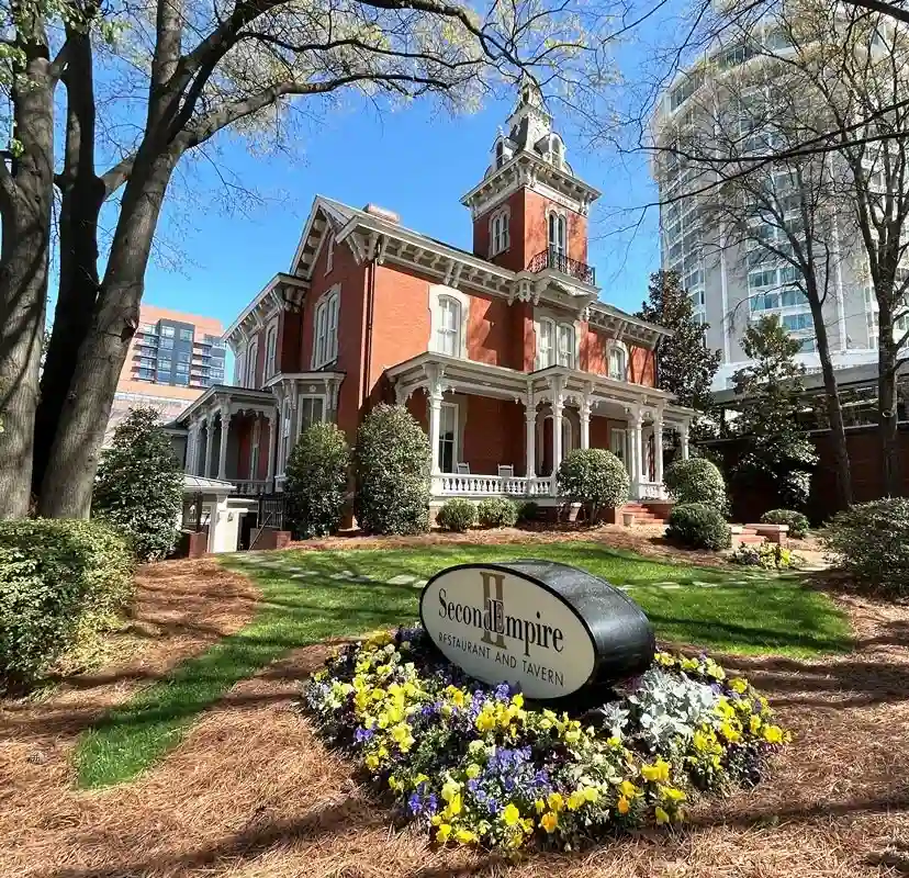 Second Empire restaurant - a Victorian mansion turned fine dining destination in Raleigh, NC