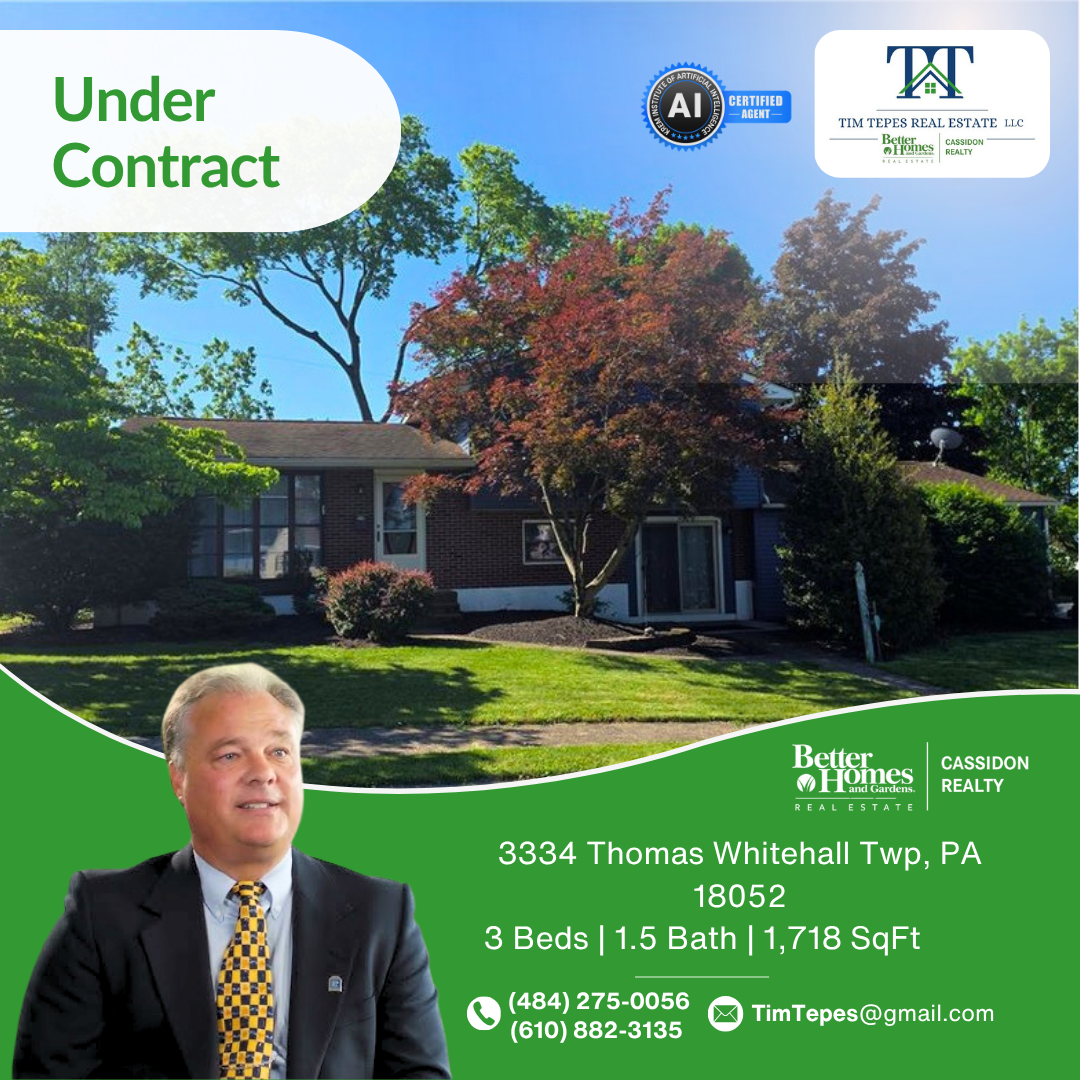 3134 Roxford Avenue, Allentown City — 3 Bed/1 Bath, under contract with Tim Tepes