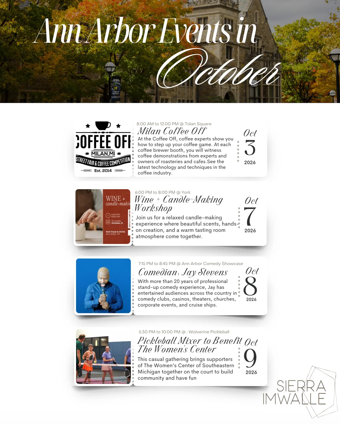 Photo from the October in Ann Arbor event guide slide series