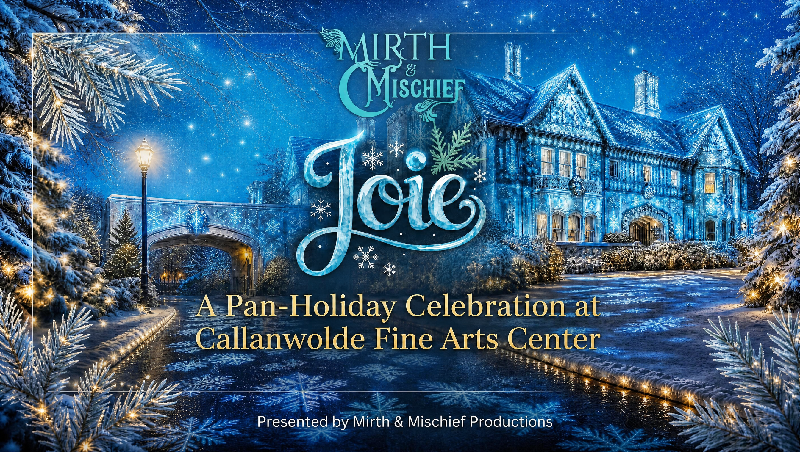 A scene from the JOIE 2026 holiday experience at Callanwolde