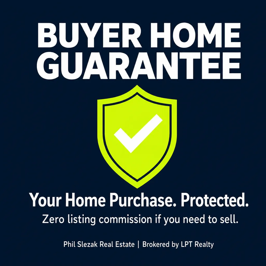 The Lifetime Buyer Home Guarantee shield from Phil Slezak