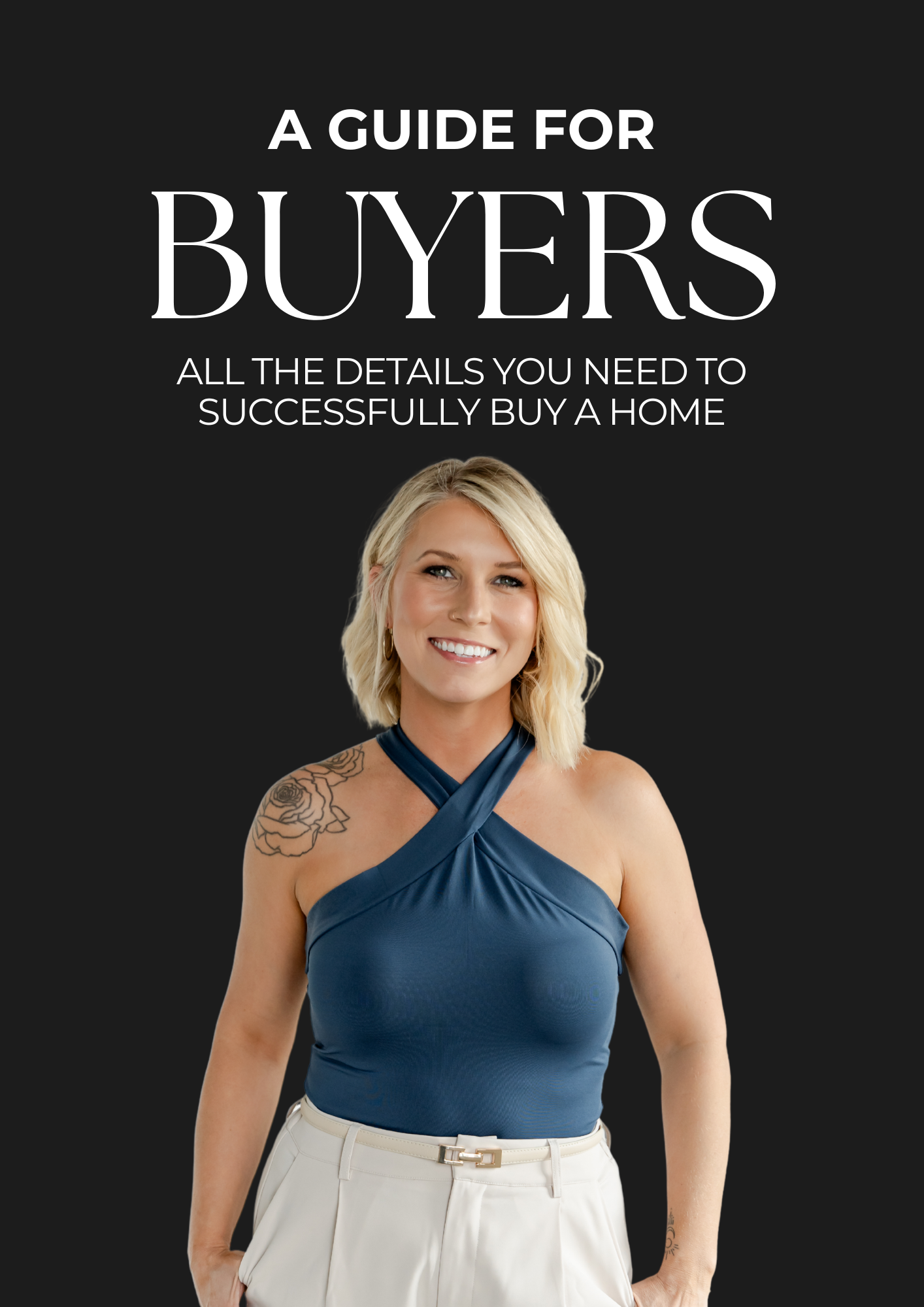 Nicole's Buyers Guide cover graphic: A Guide for Buyers, all the details you need to successfully buy a home