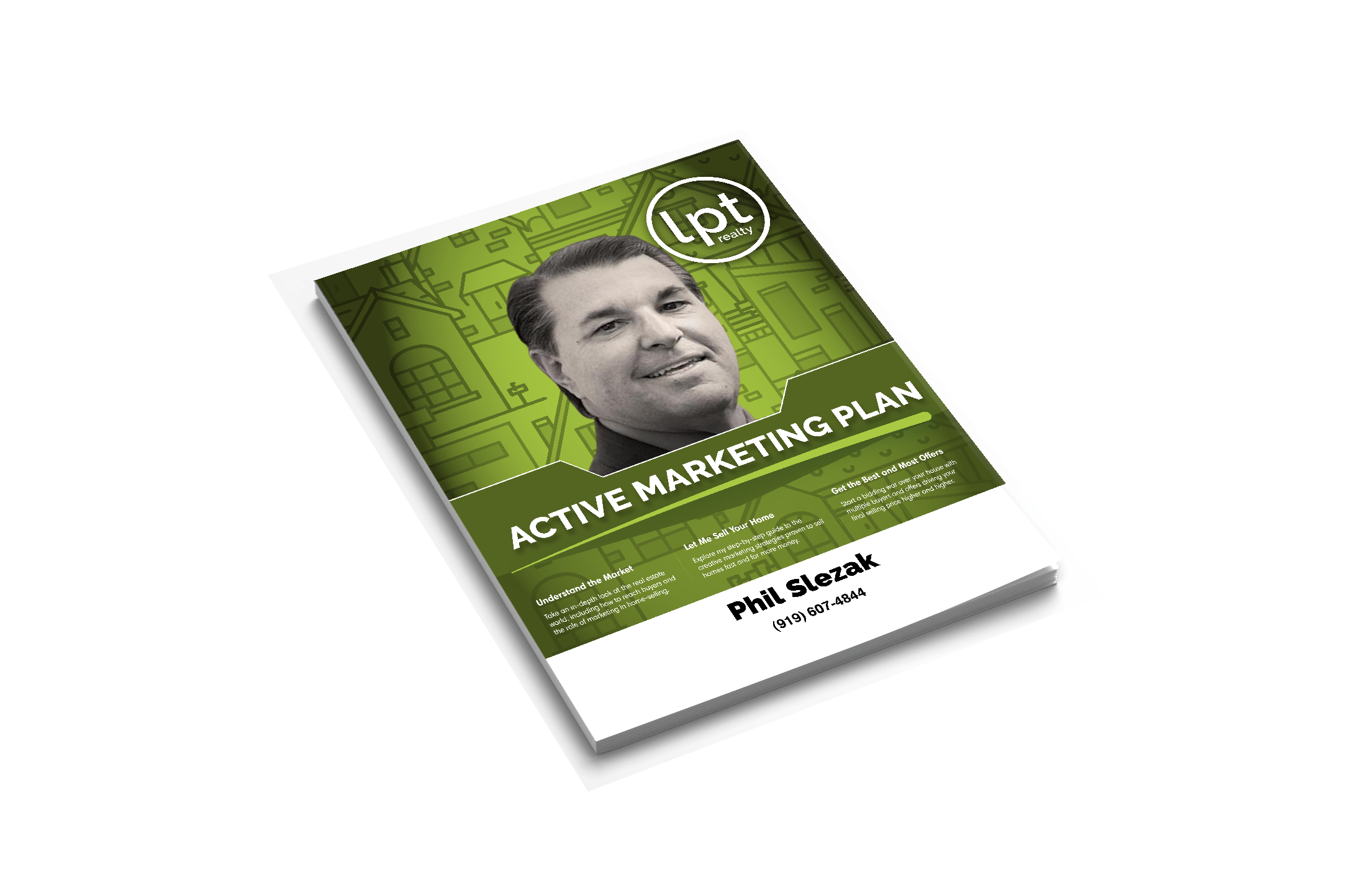 Printed marketing plans prepared for Sold Zero Commission listings