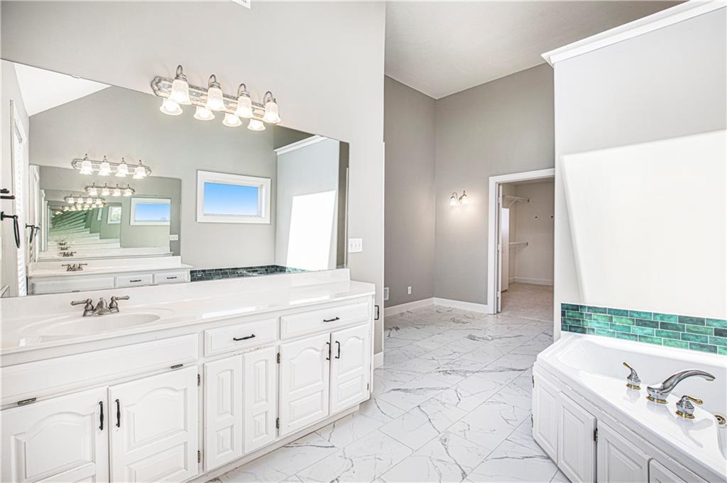 Bathroom with modern fixtures