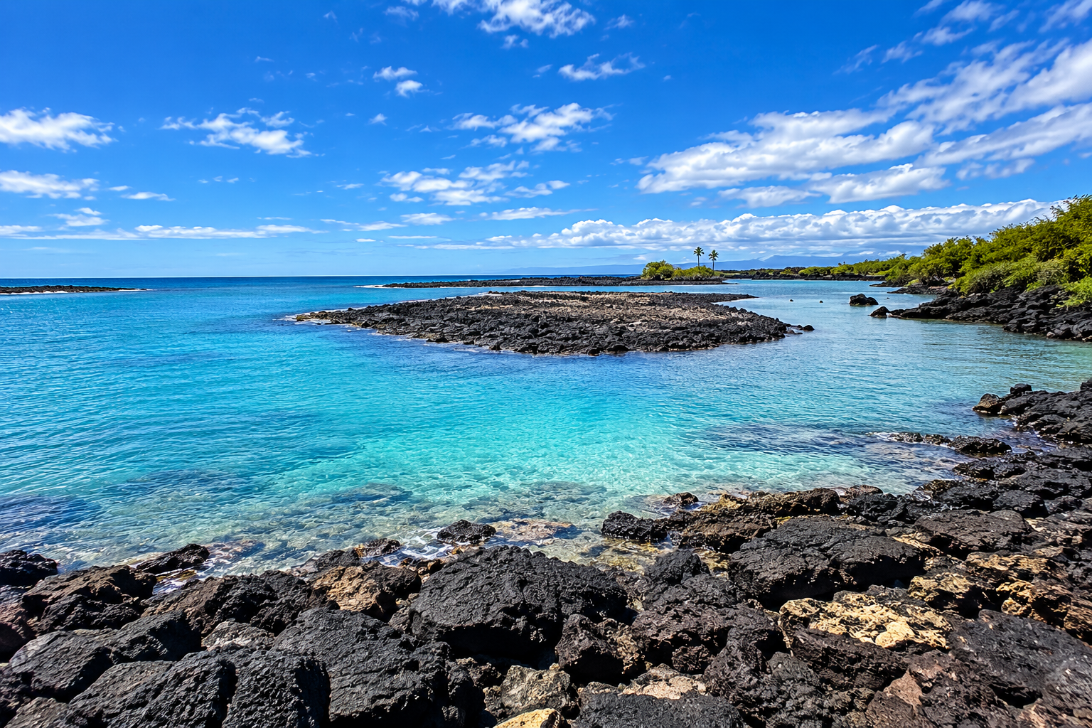 Kīholo Bay on the Kona coast of Hawaiʻi Island