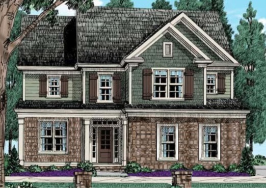 Clarksville two-story home exterior