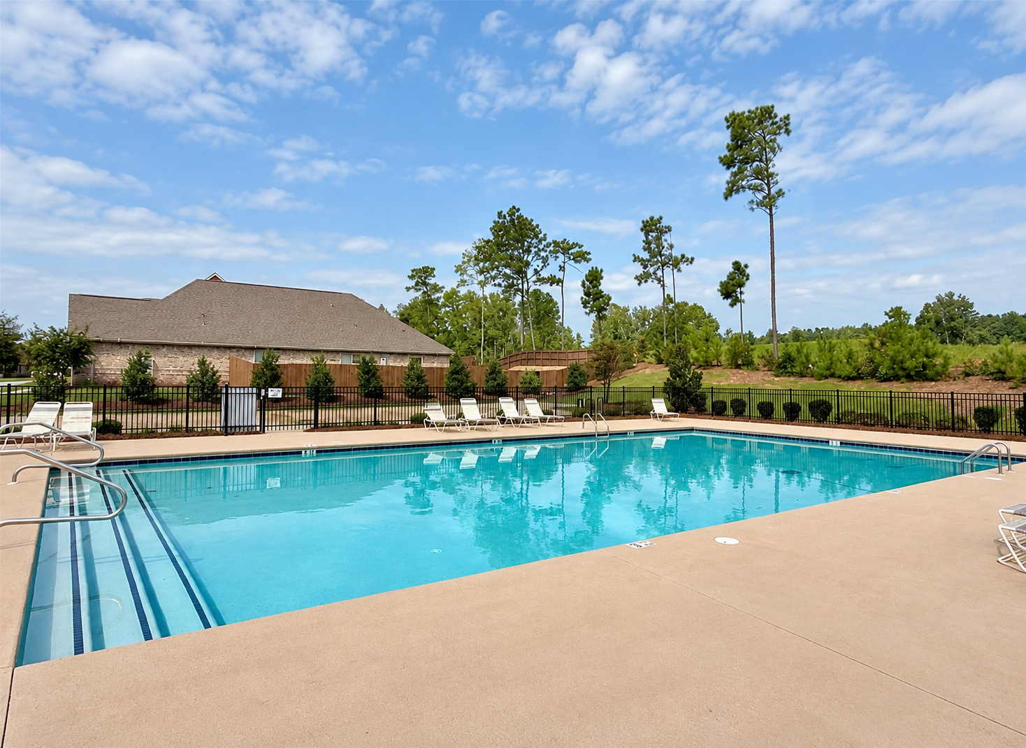 Community pool in Cannongate, Auburn, Alabama