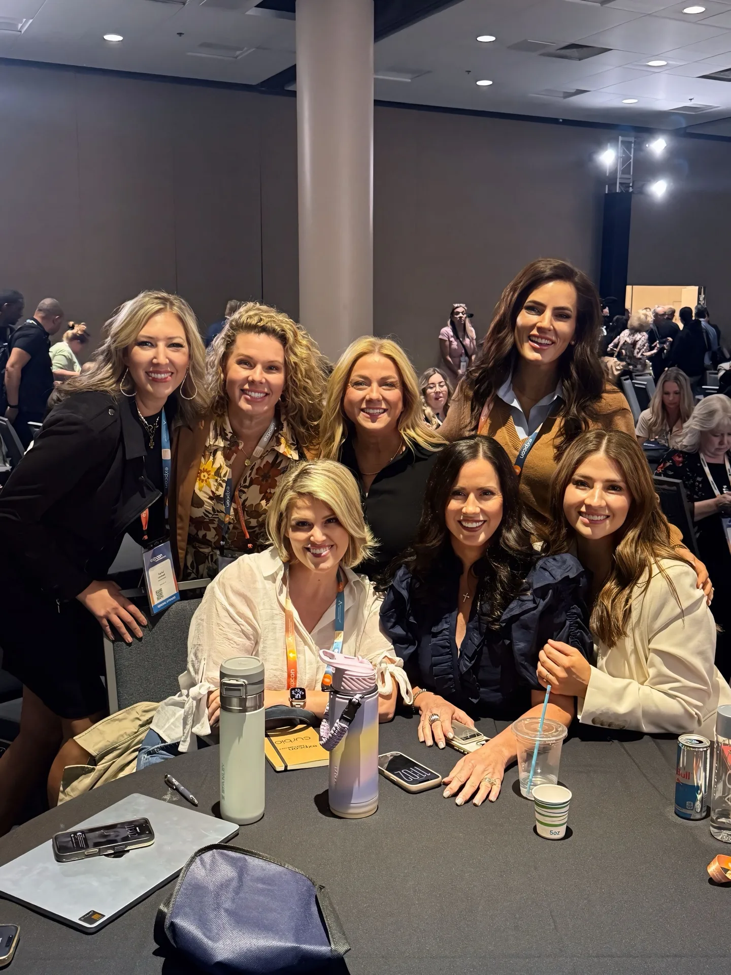Real estate agents from Mollie's network at an event
