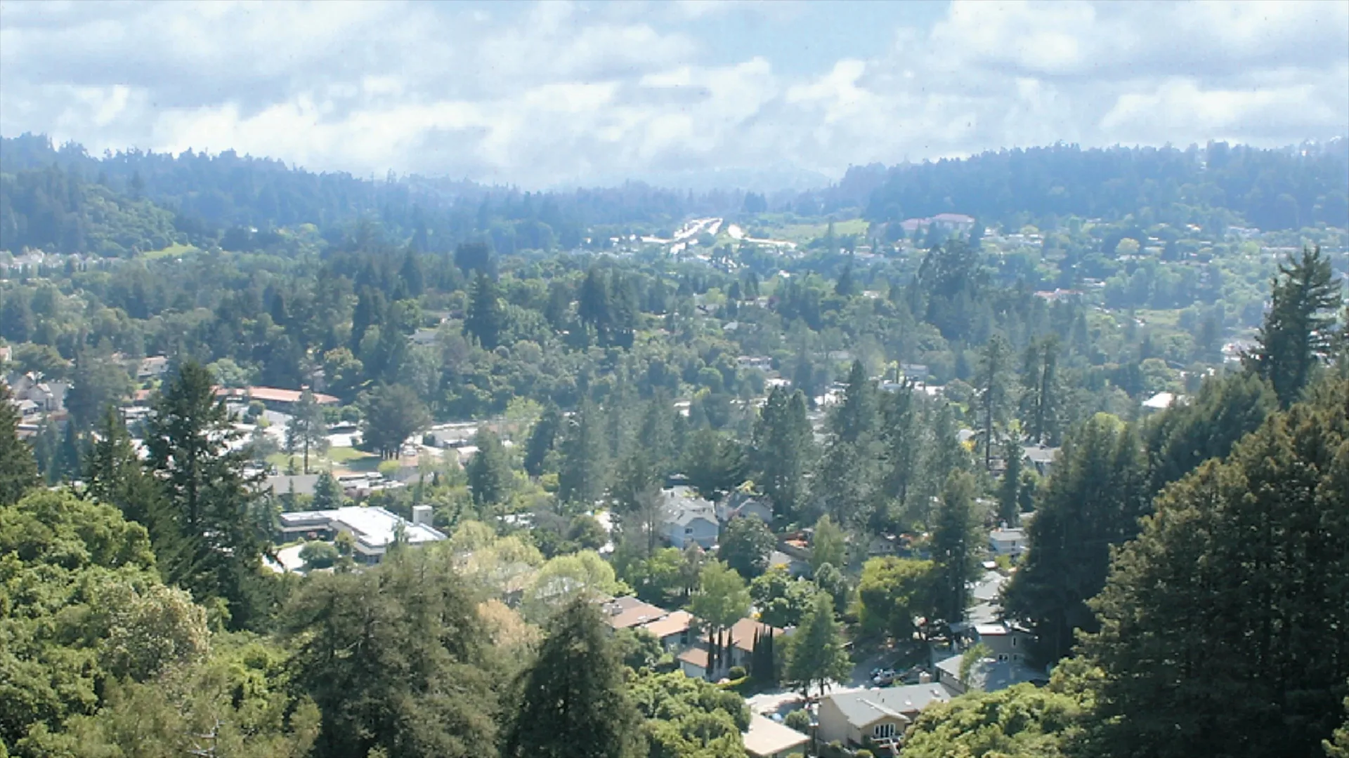 Scotts Valley neighborhood in Santa Cruz County California