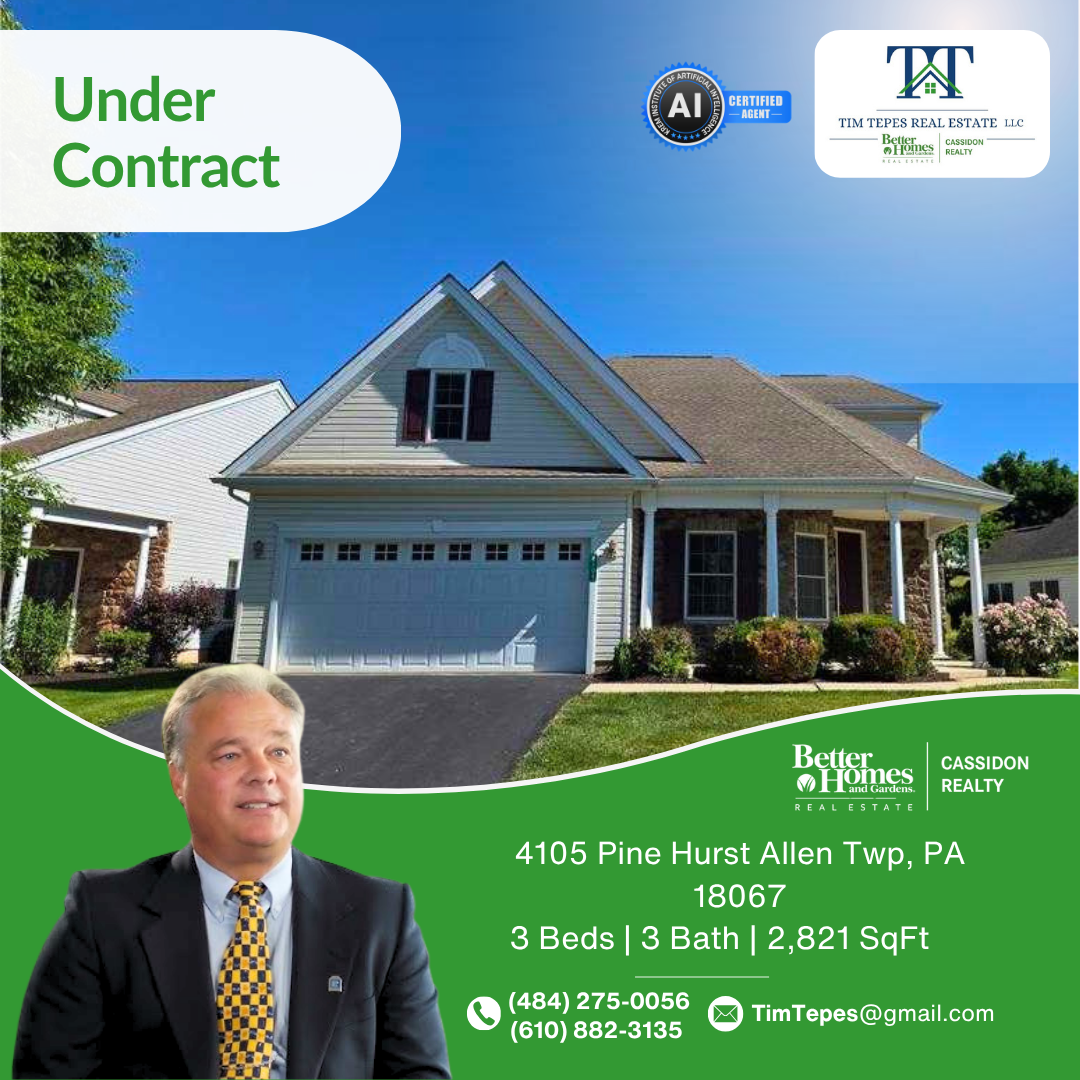 808 Atlas Street, Allen Twp — 4 Bed/2.5 Bath, under contract with Tim Tepes