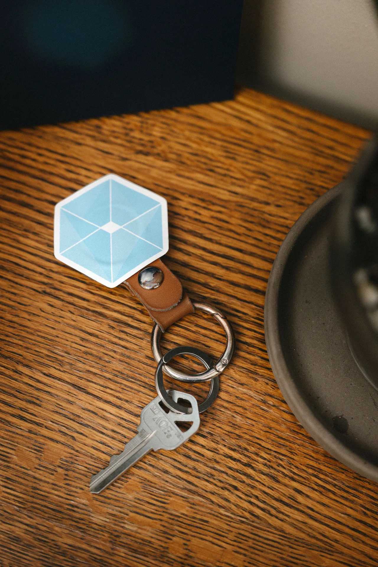 Glasshouse Realty key fob and house keys