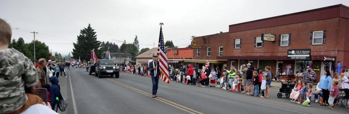 Dave's own photo of Mossyrock, Washington — a lakeside community surrounded by evergreen forests in Lewis County