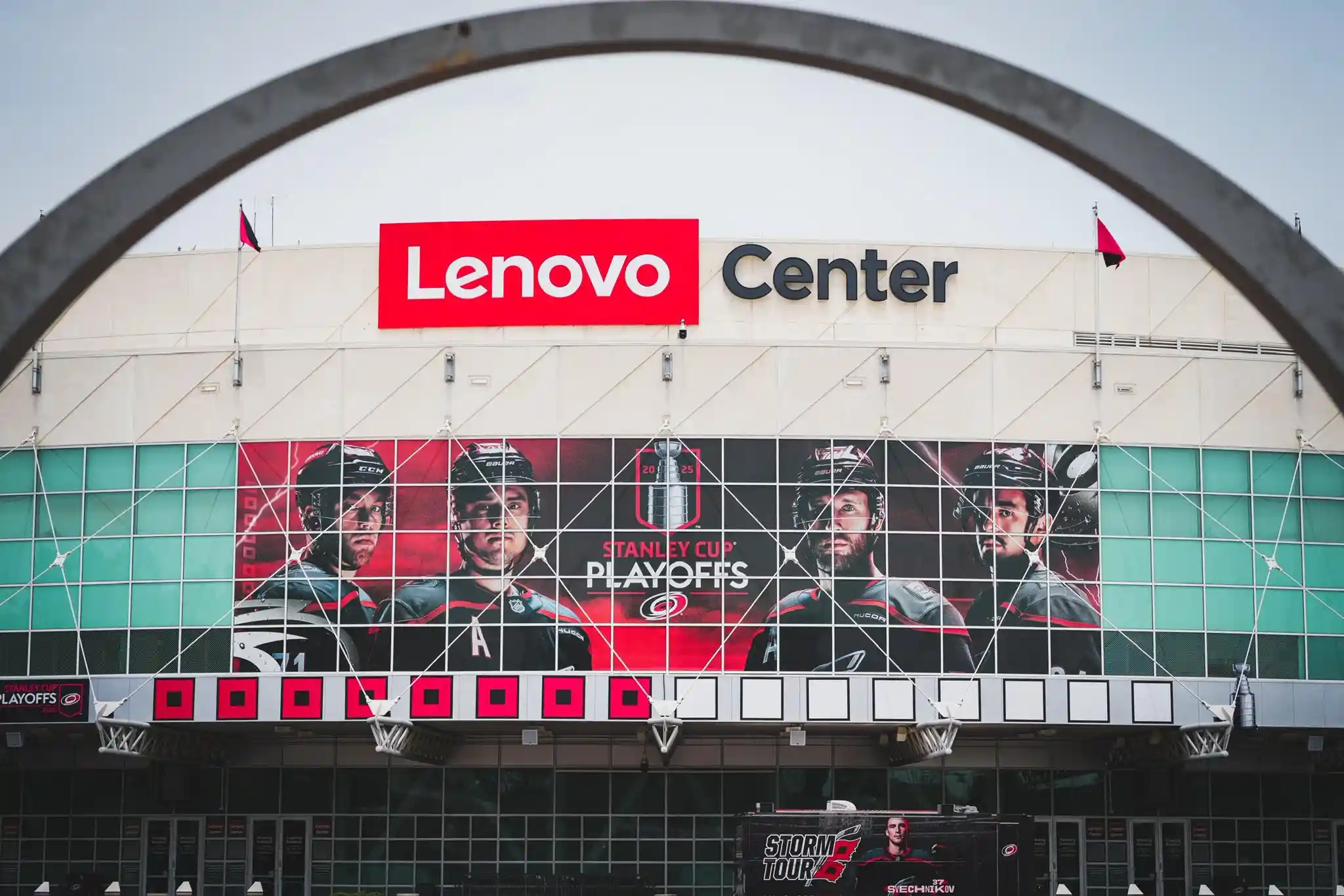 Lenovo Center arena in Raleigh, NC - hub of the Arena District transformation