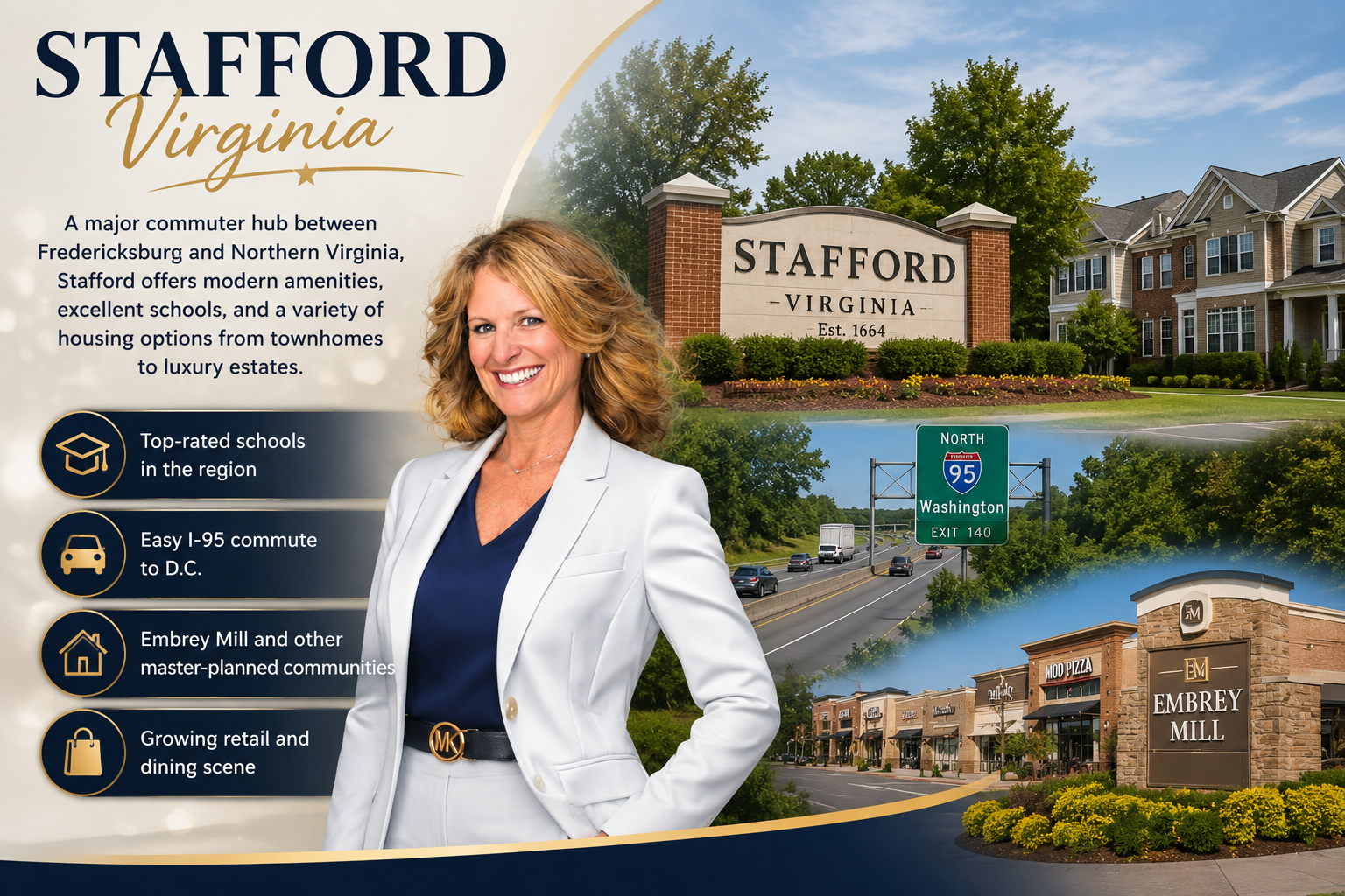Barbara Jennings serves Stafford Virginia real estate clients