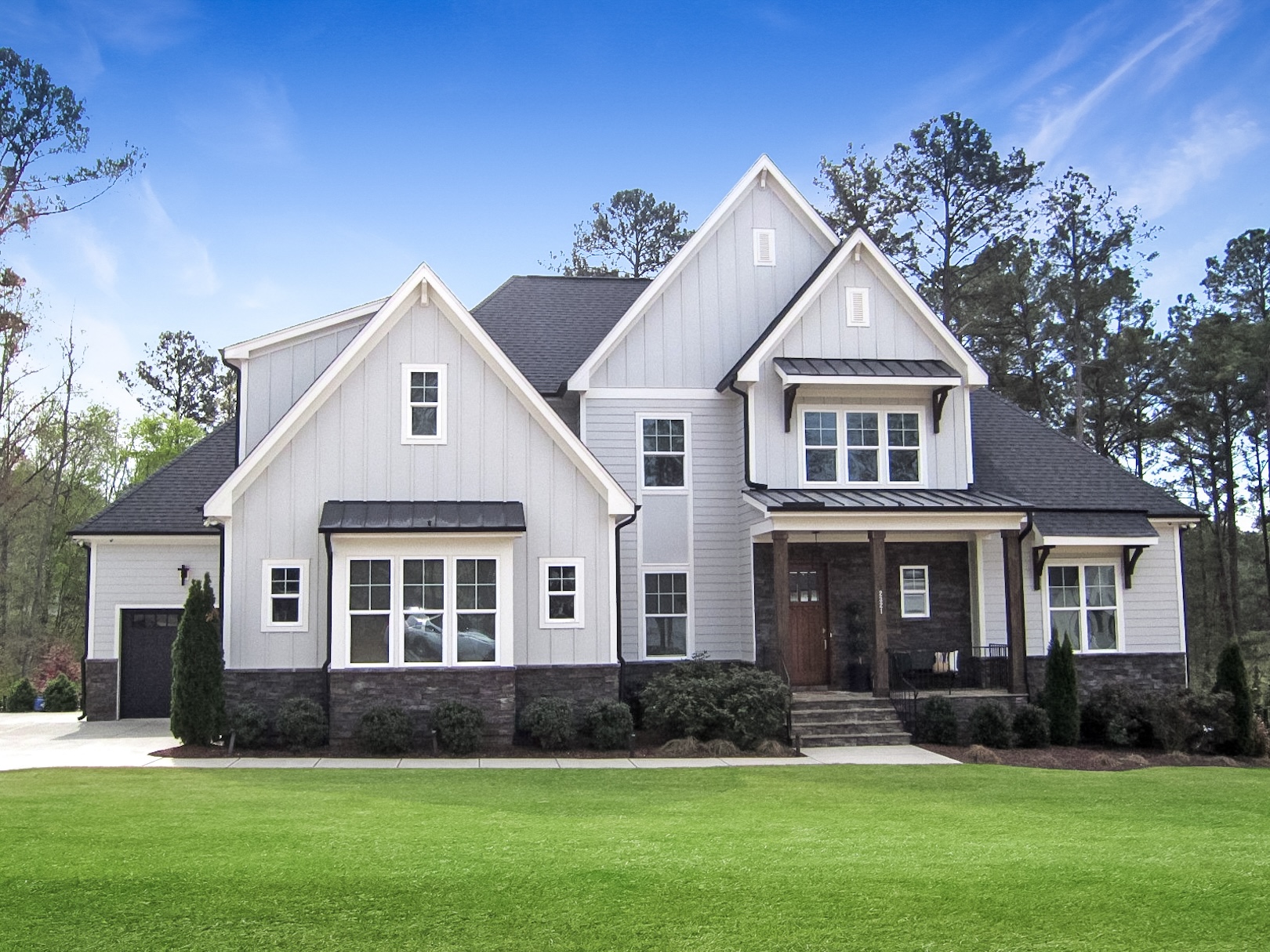 Suburban neighborhood amenity center in Apex NC