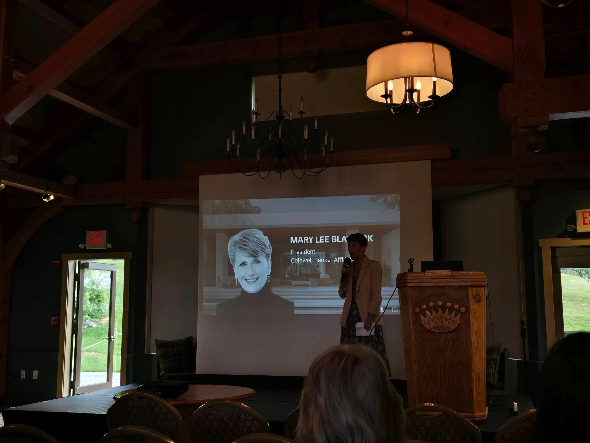 A Coldwell Banker leadership presentation at the Agent Exchange in Stowe