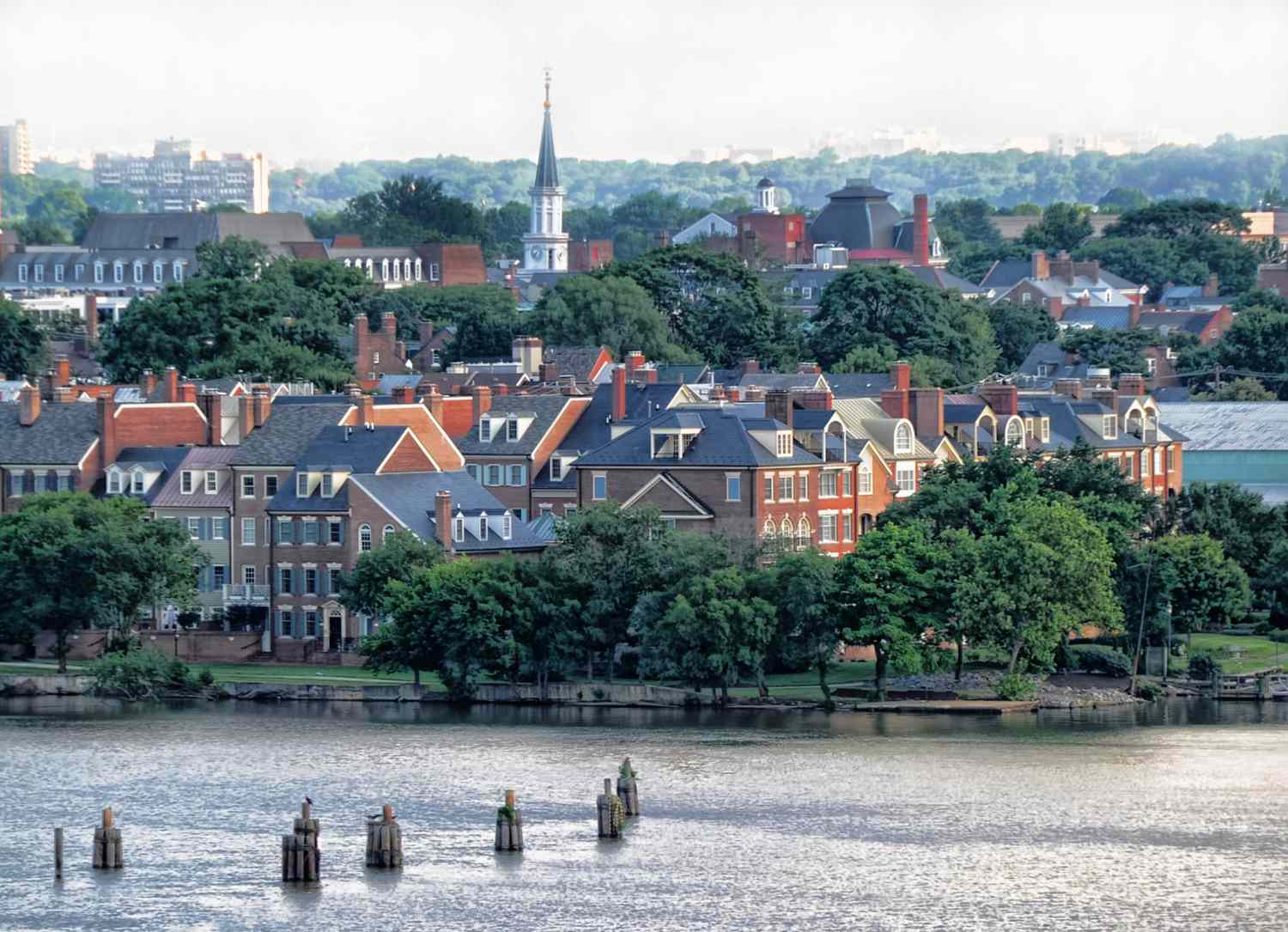 Historic streets of Alexandria Virginia