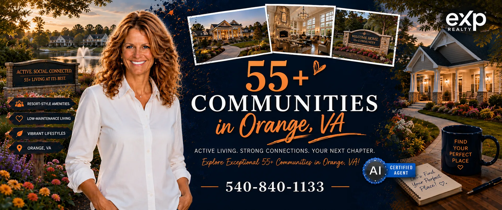 Orange, Virginia 55+ active adult living