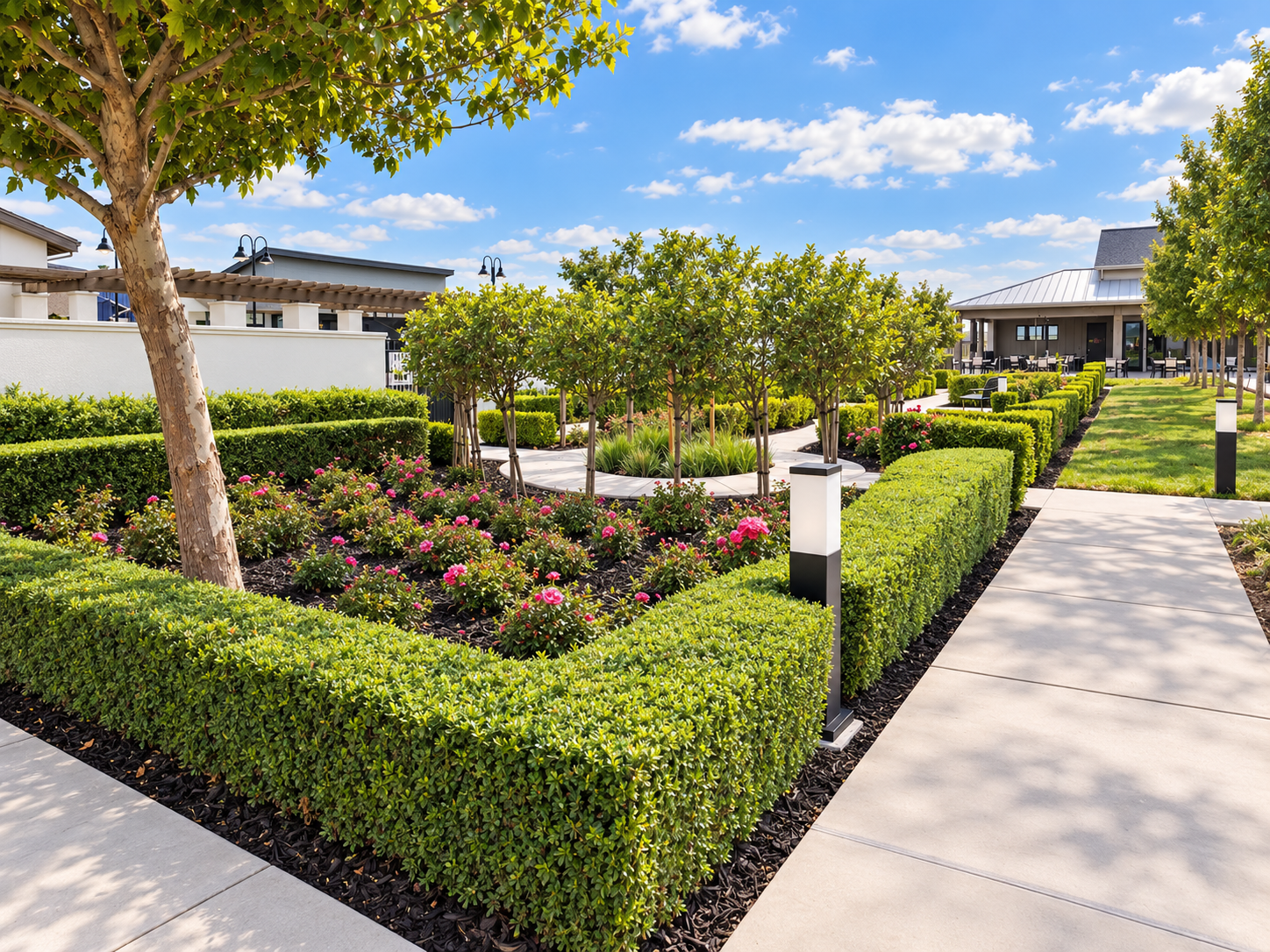 Walking paths at Club Liberty, Summit at Liberty, Rio Vista