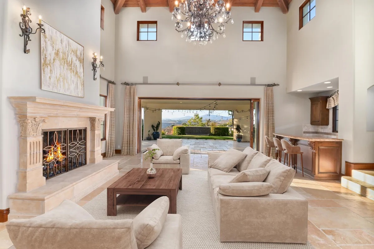 Luxury living room interior
