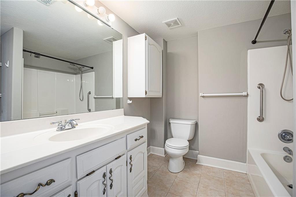 Bathroom with updated finishes