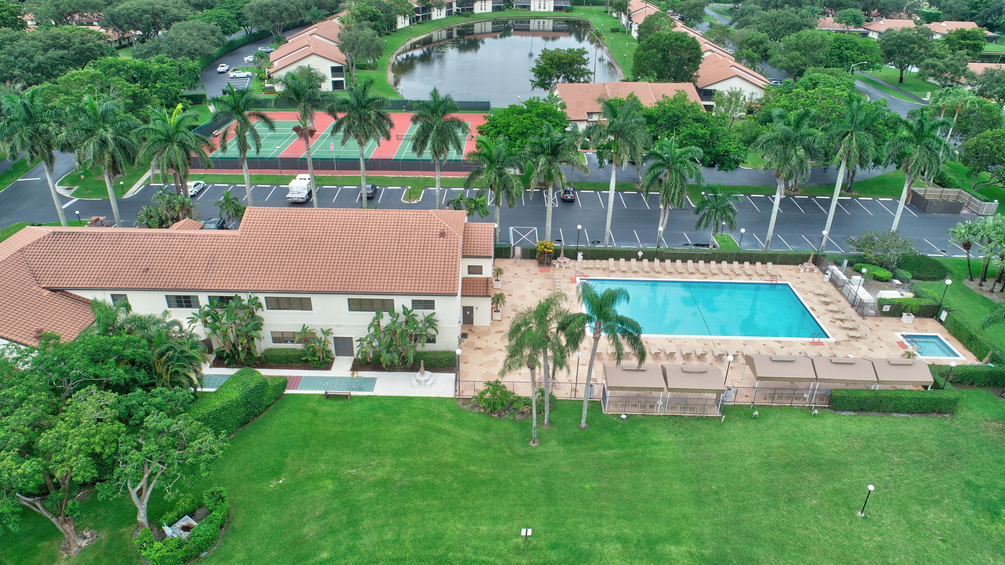 Aerial view of 10039 Andrea Lane A Palm Chase Lakes Boynton Beach
