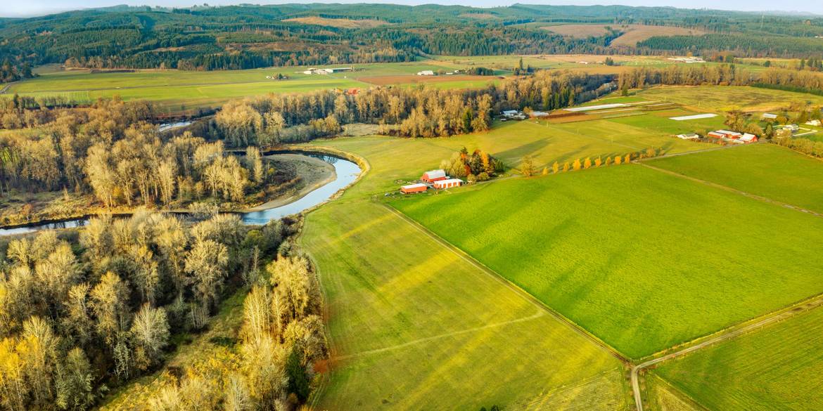 Dave's own photo of Adna, Washington — rural farmland and small-town character in Lewis County