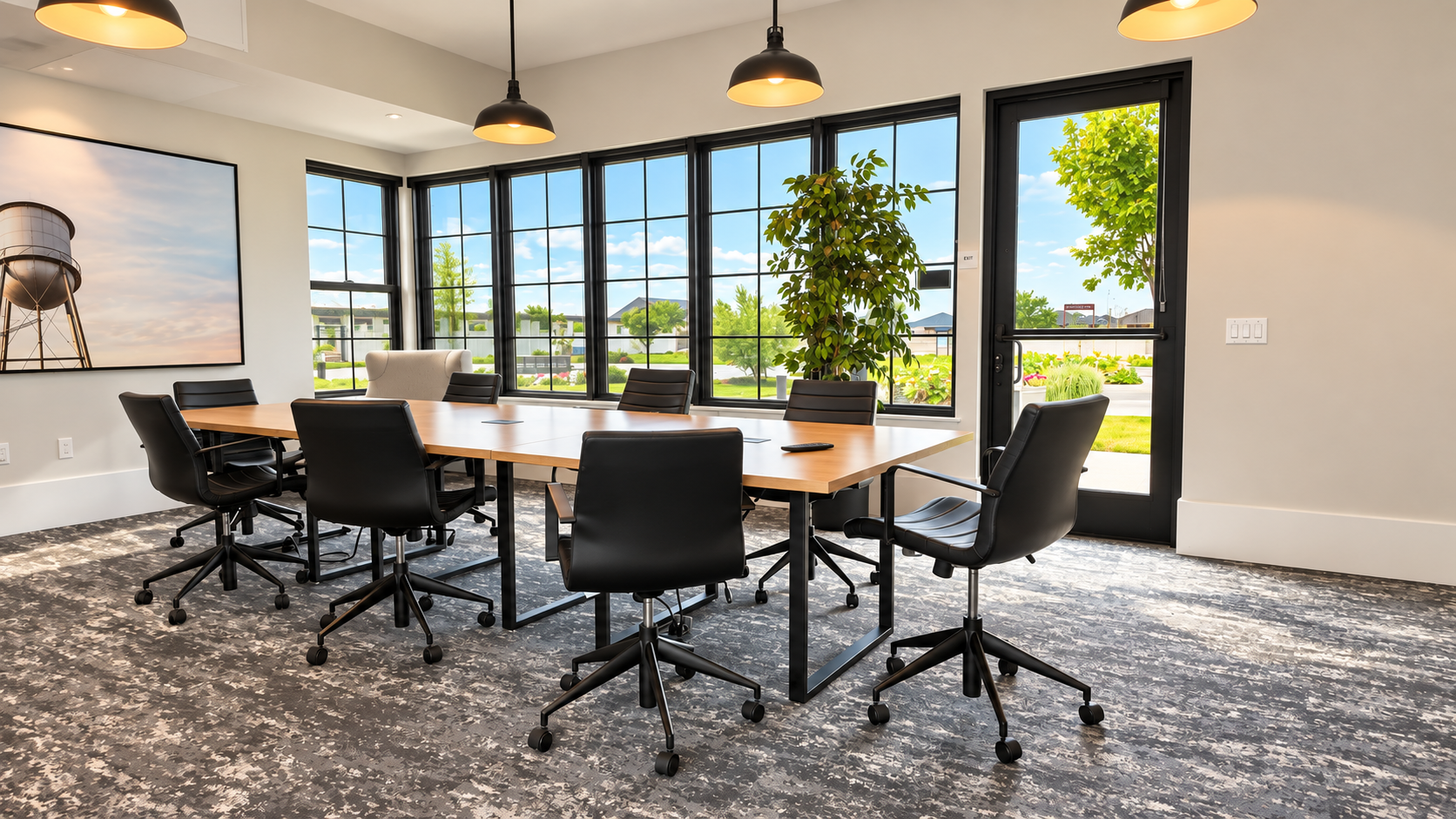 The business lounge meeting space at Club Liberty, Summit at Liberty, Rio Vista