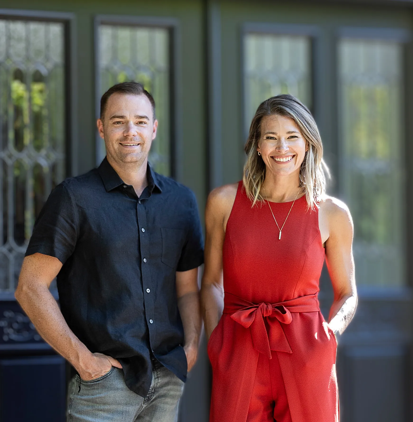 Danielle Bade and Scott Bade, Bade Real Estate team