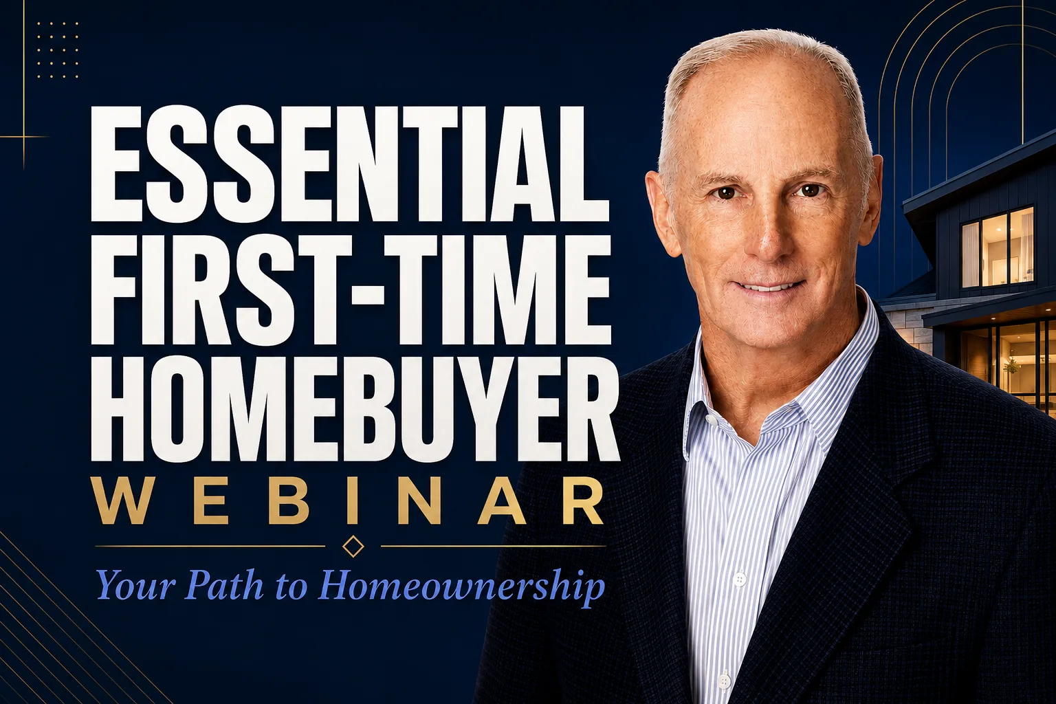 Patrick Kevin Fagan, The Mortgage Patriot, promoting the essential first-time homebuyer webinar