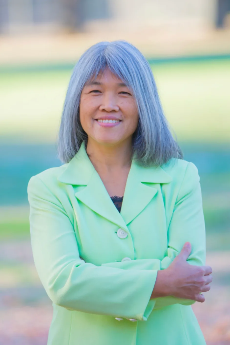 Professional headshot of Cho-chen Folwick, a real estate broker with MORE Realty