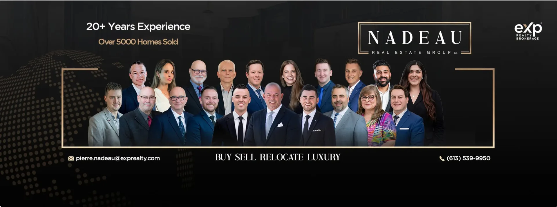 The Nadeau Real Estate Group team portrait