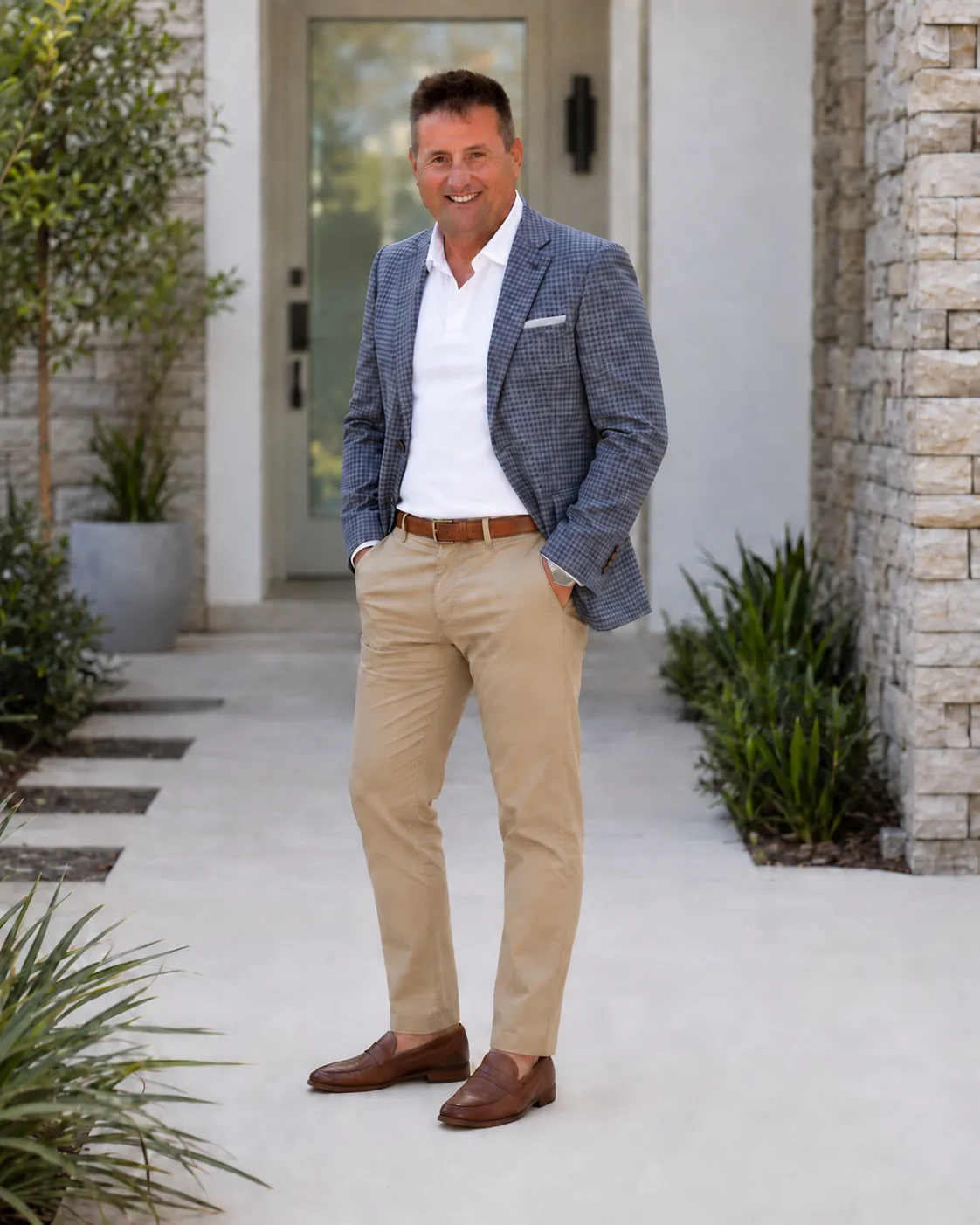 Rob Dietrich, REALTOR with eXp Realty, in a navy blazer