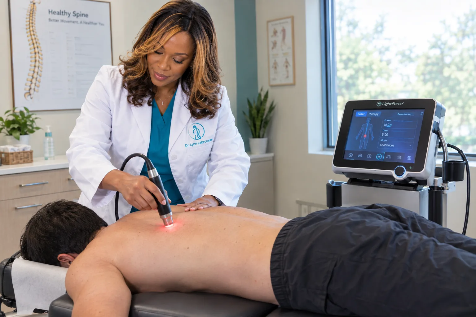 Laser Therapy at Spinal Connection Rehab & Wellness Center