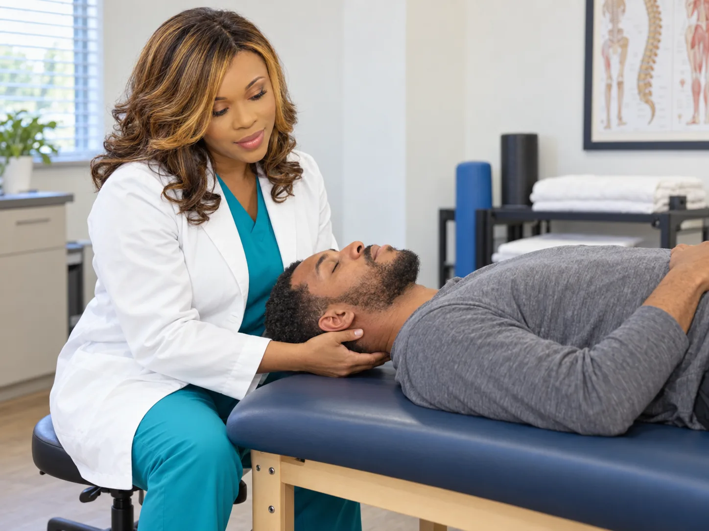 Traction at Spinal Connection Rehab & Wellness Center