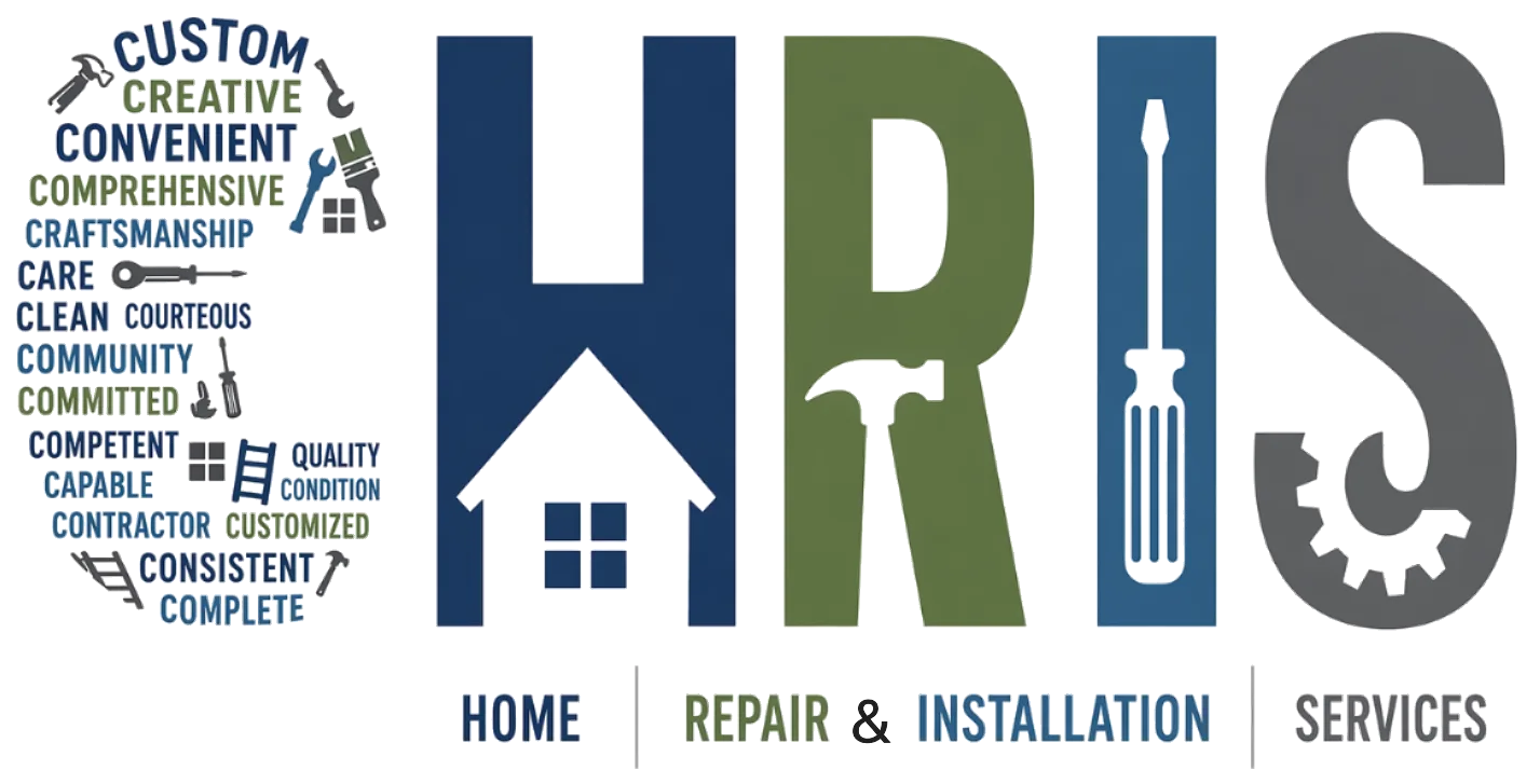 The Ask for Chris brand logo: CHRIS spelled out with service tools, a magnifying glass, and a house icon