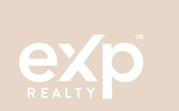 eXp Realty logo on a light tan background