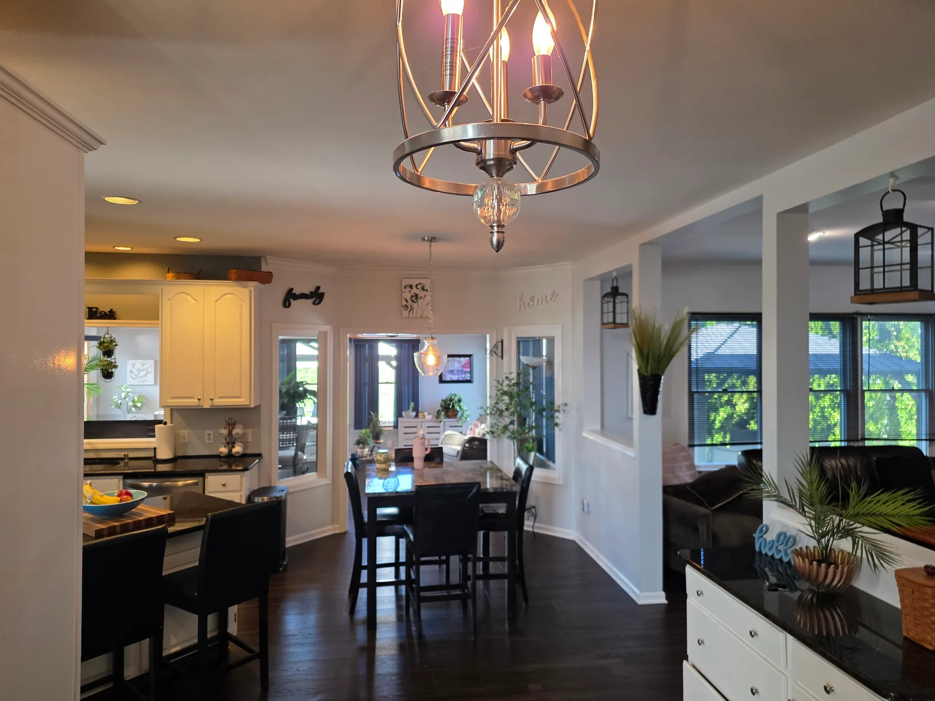 Kitchen dining and breakfast area at 1906 Grouse Court, Forks Township PA